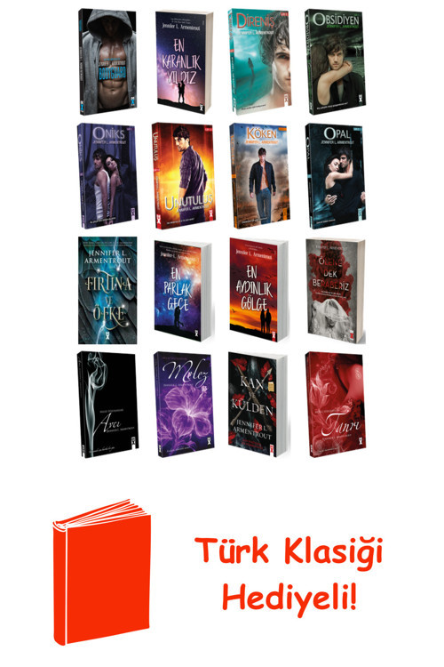Jennifer L. Armentrout 16 Kitap Seti + Türk Klasiği Hediye