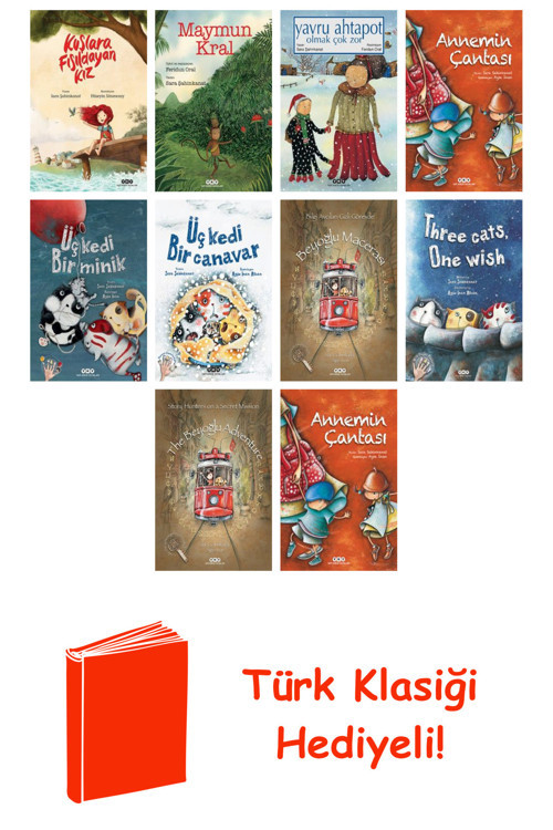 Sara Şahinkanat 10 Kitap Seti + Türk Klasiği Hediye