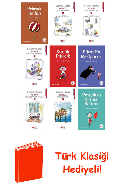 René Goscinny 9 Kitap Seti + Türk Klasiği Hediye