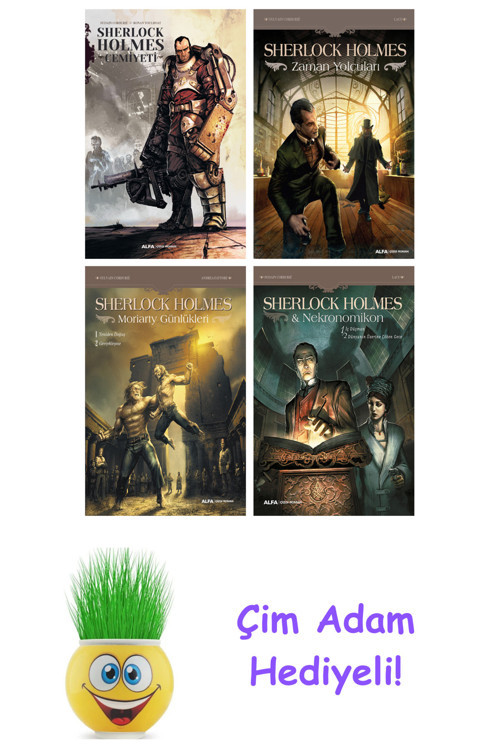 Sylvain Cordurie 4 Kitap Seti + Çim Adam Hediye