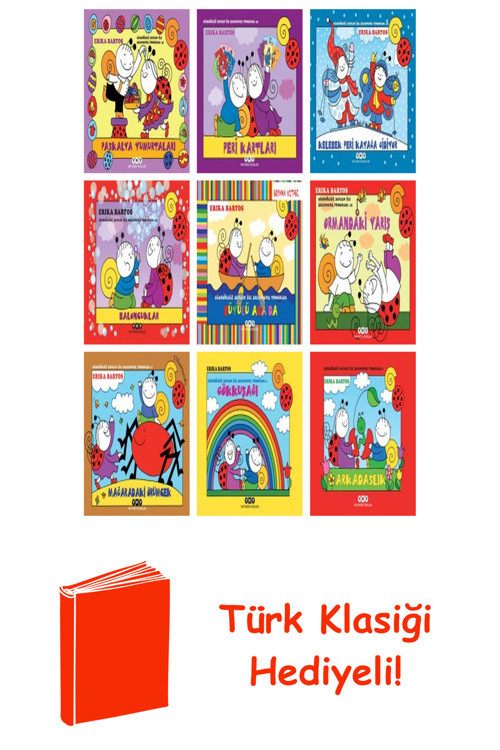 Erika Bartos 9 Kitap Seti + Türk Klasiği Hediye