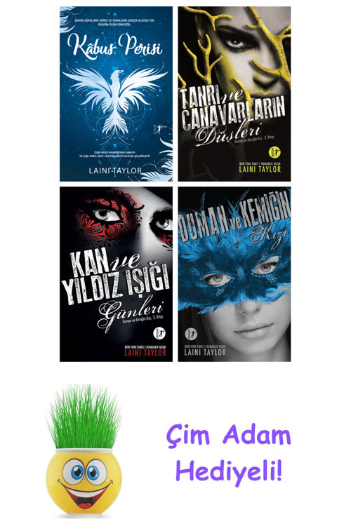 Laini Taylor 4 Kitap Seti + Çim Adam Hediye