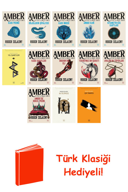 Roger Zelazny 13 Kitap Seti + Türk Klasiği Hediye