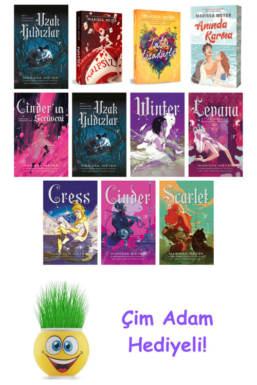 Marissa Meyer 11 Kitap Seti + Çim Adam Hediye
