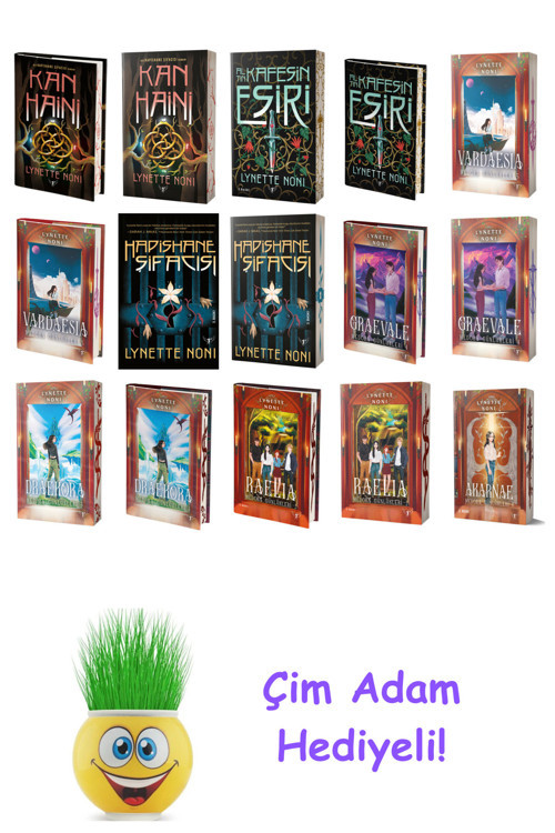 Lynette Noni 15 Kitap Seti + Çim Adam Hediye