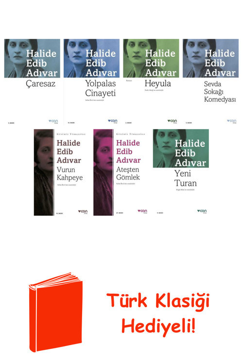 Halide Edib Adıvar 7 Kitap Seti + Türk Klasiği Hediye