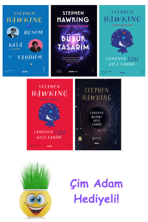 Stephen Hawking 5 Kitap Seti + Çim Adam Hediye