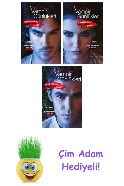 L. J. Smith 3 Kitap Seti + Çim Adam Hediye