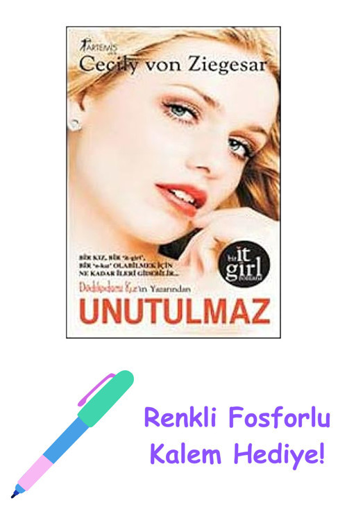 Unutulmaz + Renkli Fosforlu Kalem