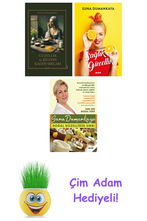 Suna Dumankaya 3 Kitap Seti + Çim Adam Hediye