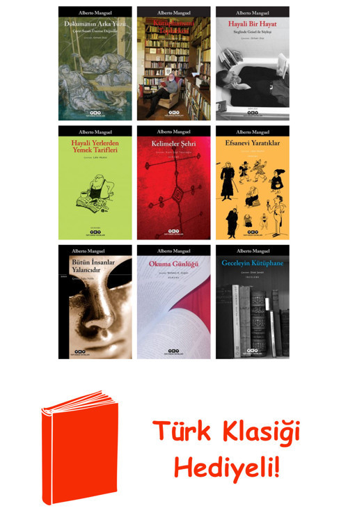Alberto Manguel 9 Kitap Seti + Türk Klasiği Hediye