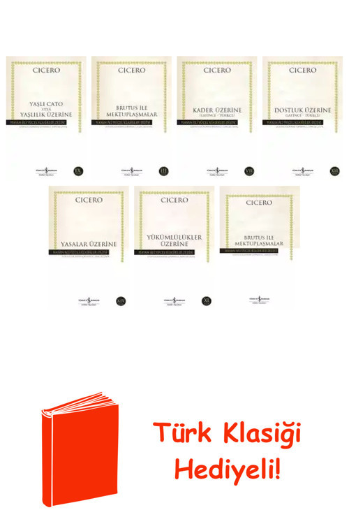 Marcus Tullius Cicero 7 Kitap Seti + Türk Klasiği Hediye