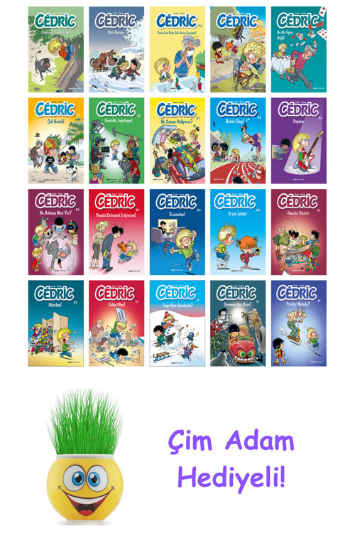 Raoul Cauvin 20 Kitap Seti + Çim Adam Hediye