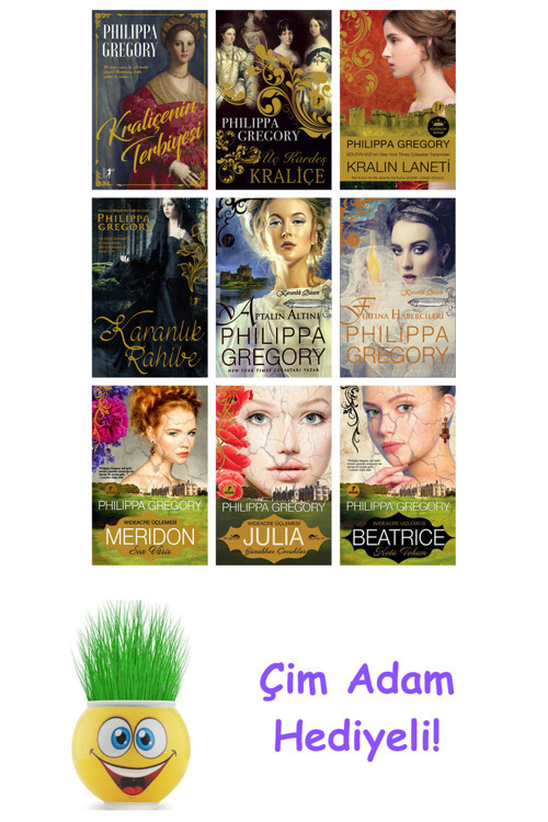 Philippa Gregory 9 Kitap Seti + Çim Adam Hediye