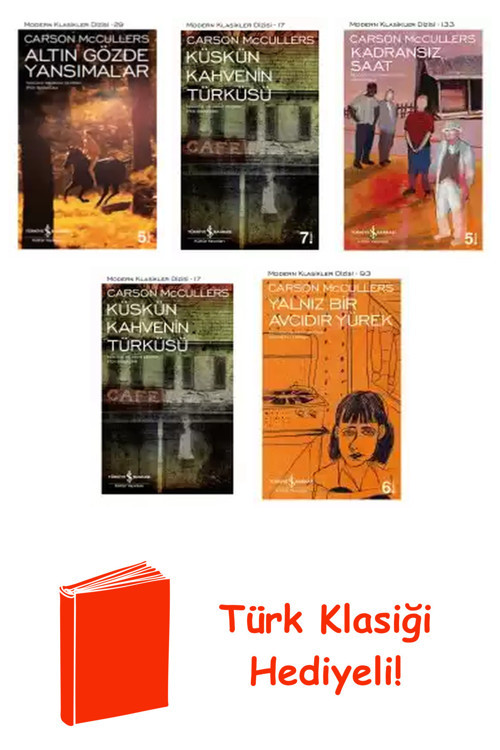 Carson Mccullers 5 Kitap Seti + Türk Klasiği Hediye