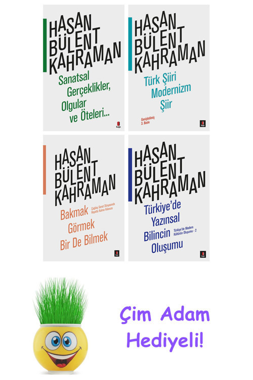 Hasan Bülent Kahraman 4 Kitap Seti + Çim Adam Hediye