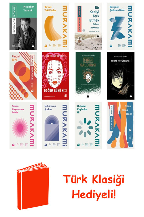 Haruki Murakami 12 Kitap Seti + Türk Klasiği Hediye