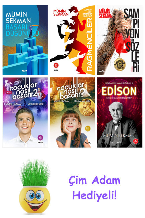 Mümin Sekman 6 Kitap Seti + Çim Adam Hediye