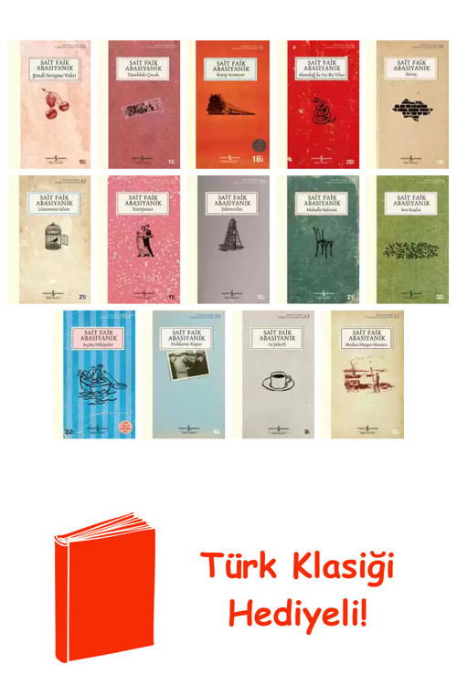 Sait Faik Abasıyanık 14 Kitap Seti + Türk Klasiği Hediye