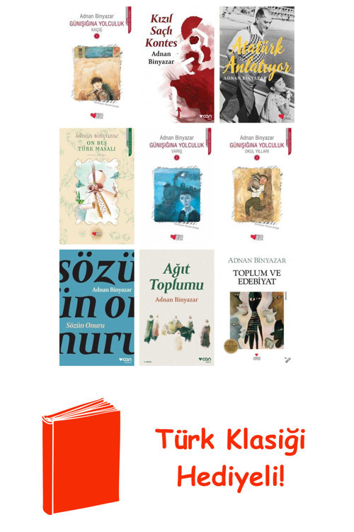 Adnan Binyazar 9 Kitap Seti + Türk Klasiği Hediye
