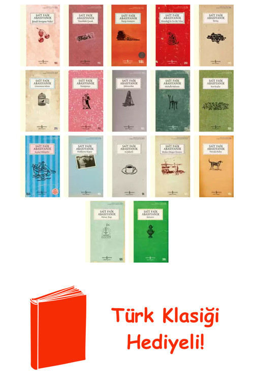 Sait Faik Abasıyanık 17 Kitap Seti + Türk Klasiği Hediye