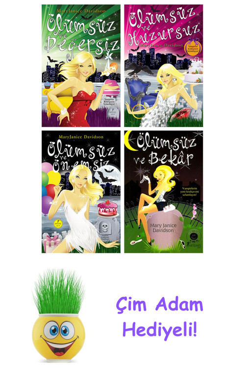 Mary Janice Davidson 4 Kitap Seti + Çim Adam Hediye