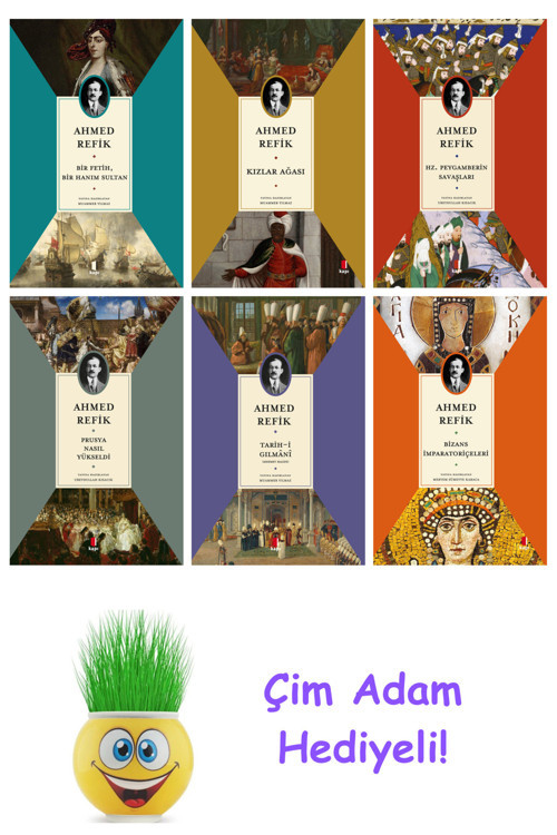 Ahmed Refik 6 Kitap Seti + Çim Adam Hediye