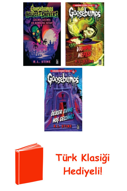 R.L.Stine 3 Kitap Seti + Türk Klasiği Hediye
