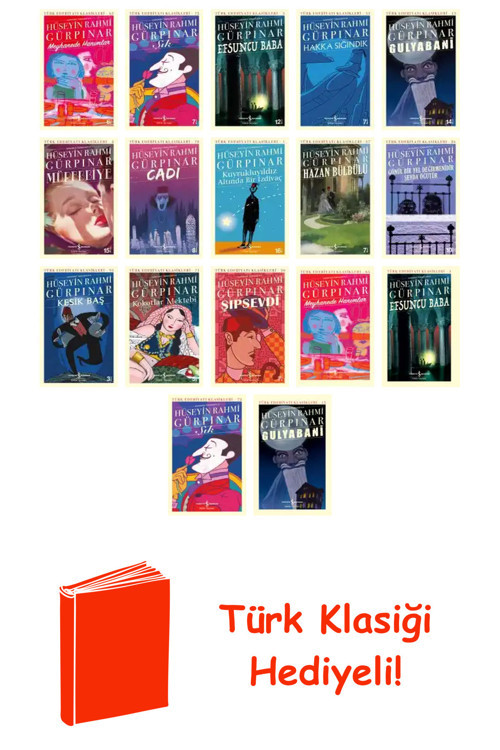 Hüseyin Rahmi Gürpınar 17 Kitap Seti + Türk Klasiği Hediye