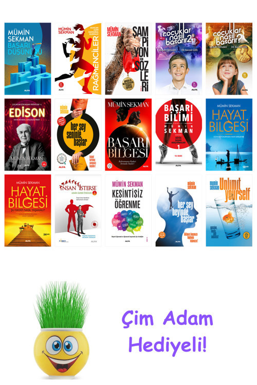 Mümin Sekman 15 Kitap Seti + Çim Adam Hediye