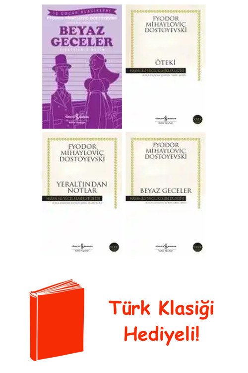 Fyodor Mihayloviç Dostoyevski 7 Kitap Seti + Türk Klasiği Hediye