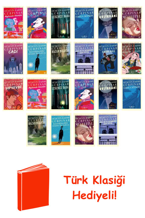 Hüseyin Rahmi Gürpınar 22 Kitap Seti + Türk Klasiği Hediye