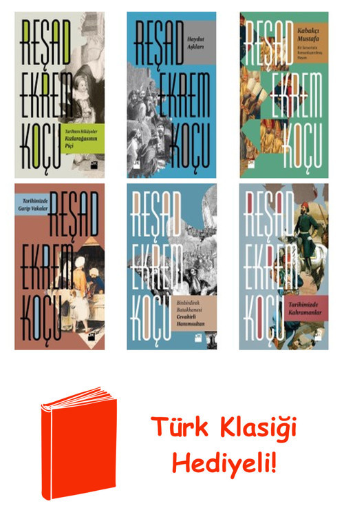 Reşad Ekrem Koçu 6 Kitap Seti + Türk Klasiği Hediye