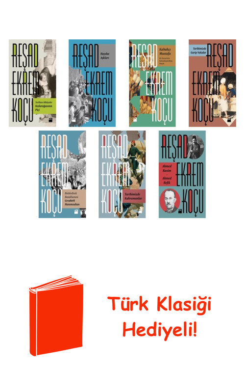 Reşad Ekrem Koçu 7 Kitap Seti + Türk Klasiği Hediye