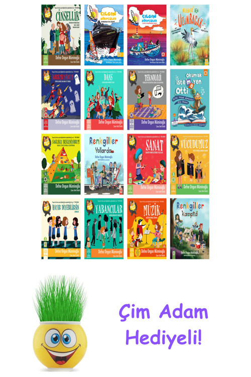 Defne Ongun Müminoğlu 16 Kitap Seti + Çim Adam Hediye