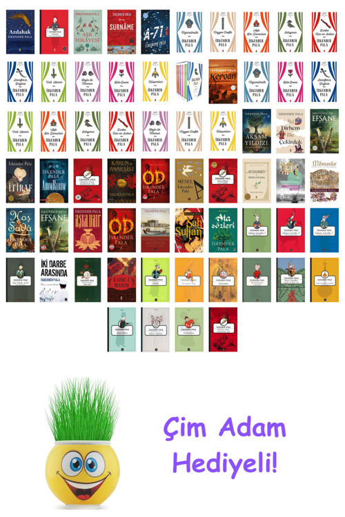 İskender Pala 64 Kitap Seti + Çim Adam Hediye