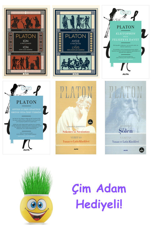 Platon 6 Kitap Seti + Çim Adam Hediye