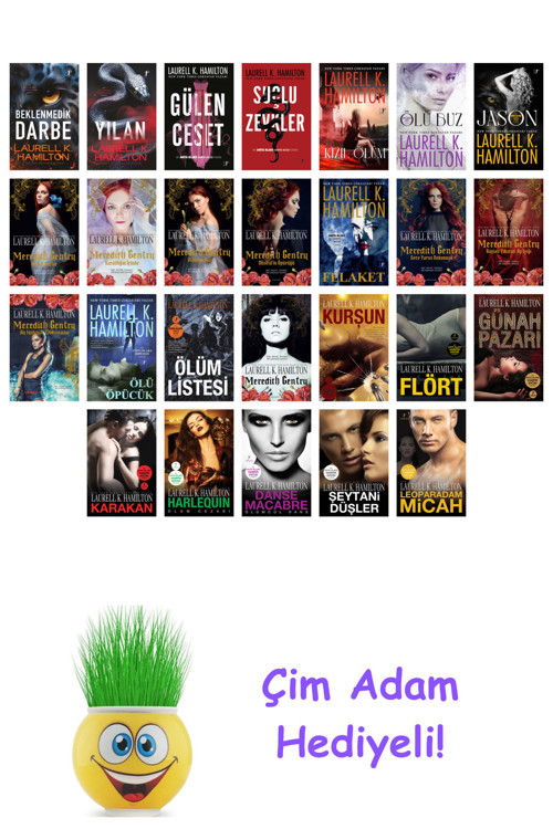 Laurell K. Hamilton 26 Kitap Seti + Çim Adam Hediye