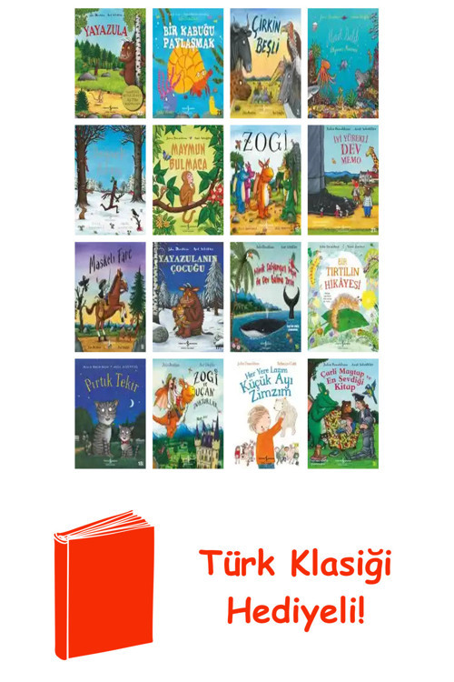 Julia Donaldson 16 Kitap Seti + Türk Klasiği Hediye