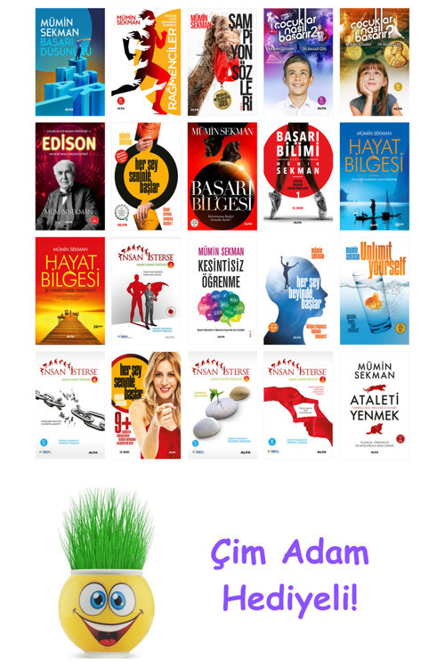 Mümin Sekman 20 Kitap Seti + Çim Adam Hediye