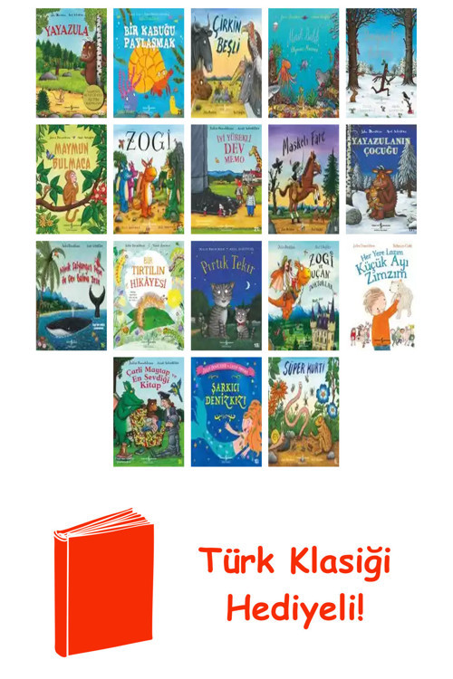 Julia Donaldson 18 Kitap Seti + Türk Klasiği Hediye