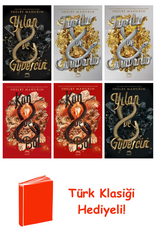 Shelby Mahurin 6 Kitap Seti + Türk Klasiği Hediye