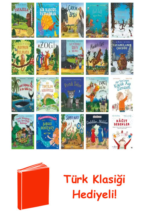 Julia Donaldson 20 Kitap Seti + Türk Klasiği Hediye