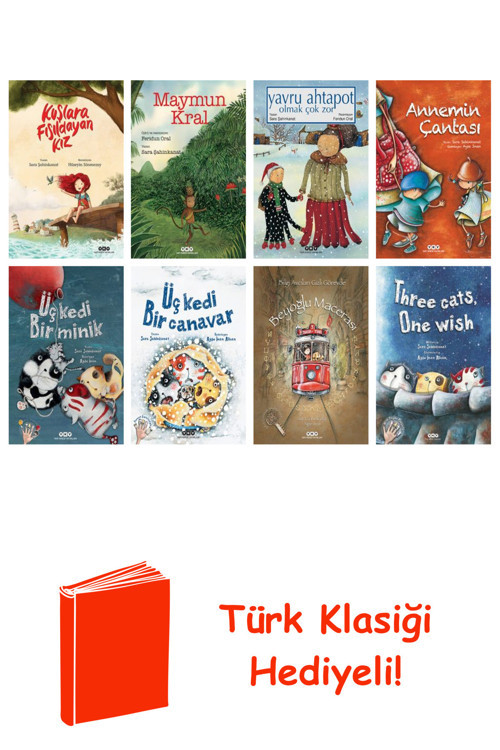 Sara Şahinkanat 8 Kitap Seti + Türk Klasiği Hediye