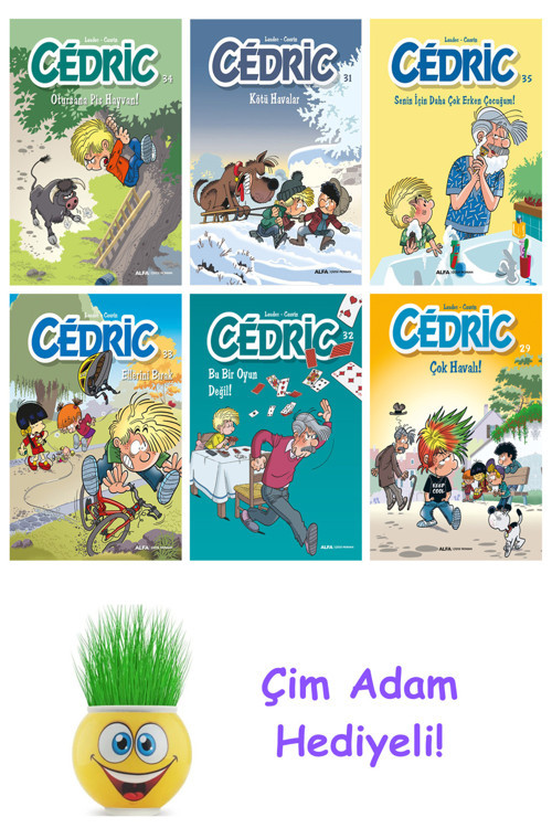 Raoul Cauvin 6 Kitap Seti + Çim Adam Hediye