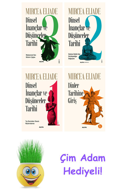 Mircea Eliade 4 Kitap Seti + Çim Adam Hediye