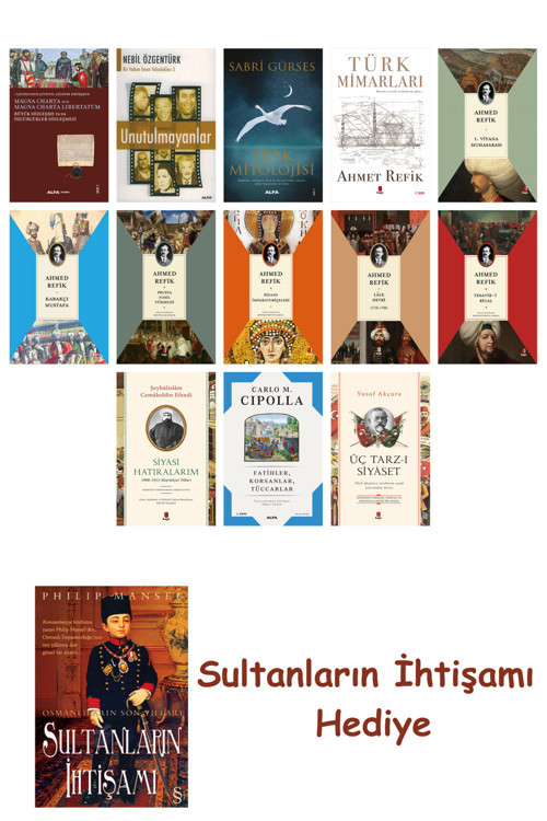 13 Kitaplık Tarih Seti + Sultanların İhtişamı