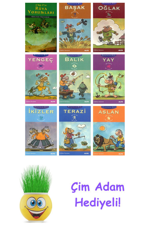 Gülten Suveren 9 Kitap Seti + Çim Adam Hediye
