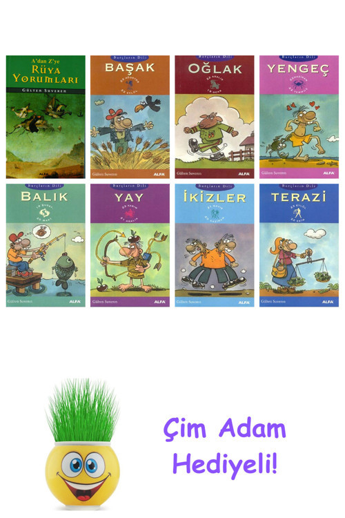 Gülten Suveren 8 Kitap Seti + Çim Adam Hediye