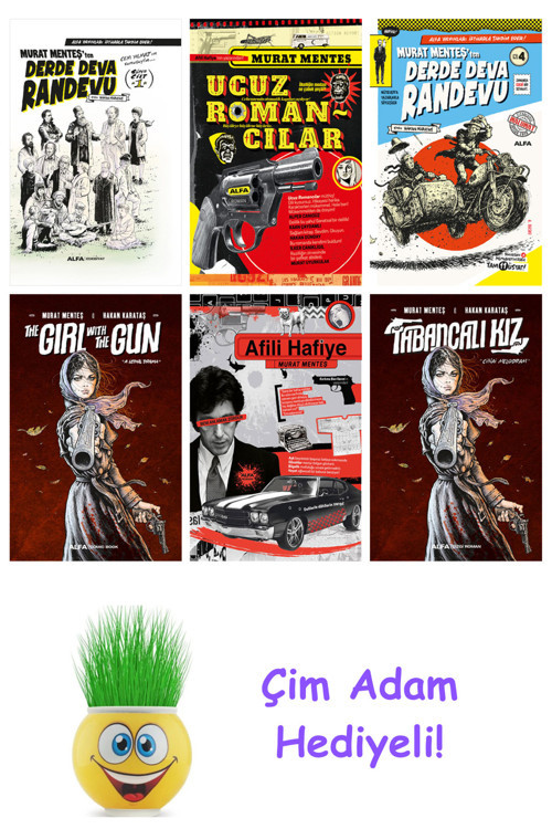 Murat Menteş 6 Kitap Seti + Çim Adam Hediye